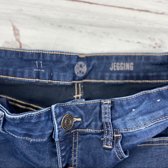 Juniors So Size 11 Stretch Jeggings V - Picture 2 of 7